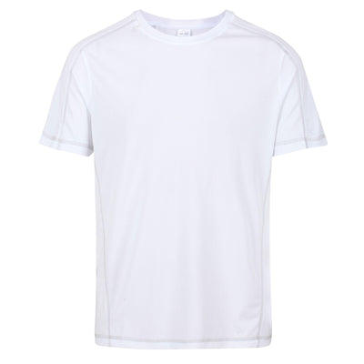 Regatta Professional Mens Beijing Lightweight Cool and Dry T-Shirt White 1#colour_white