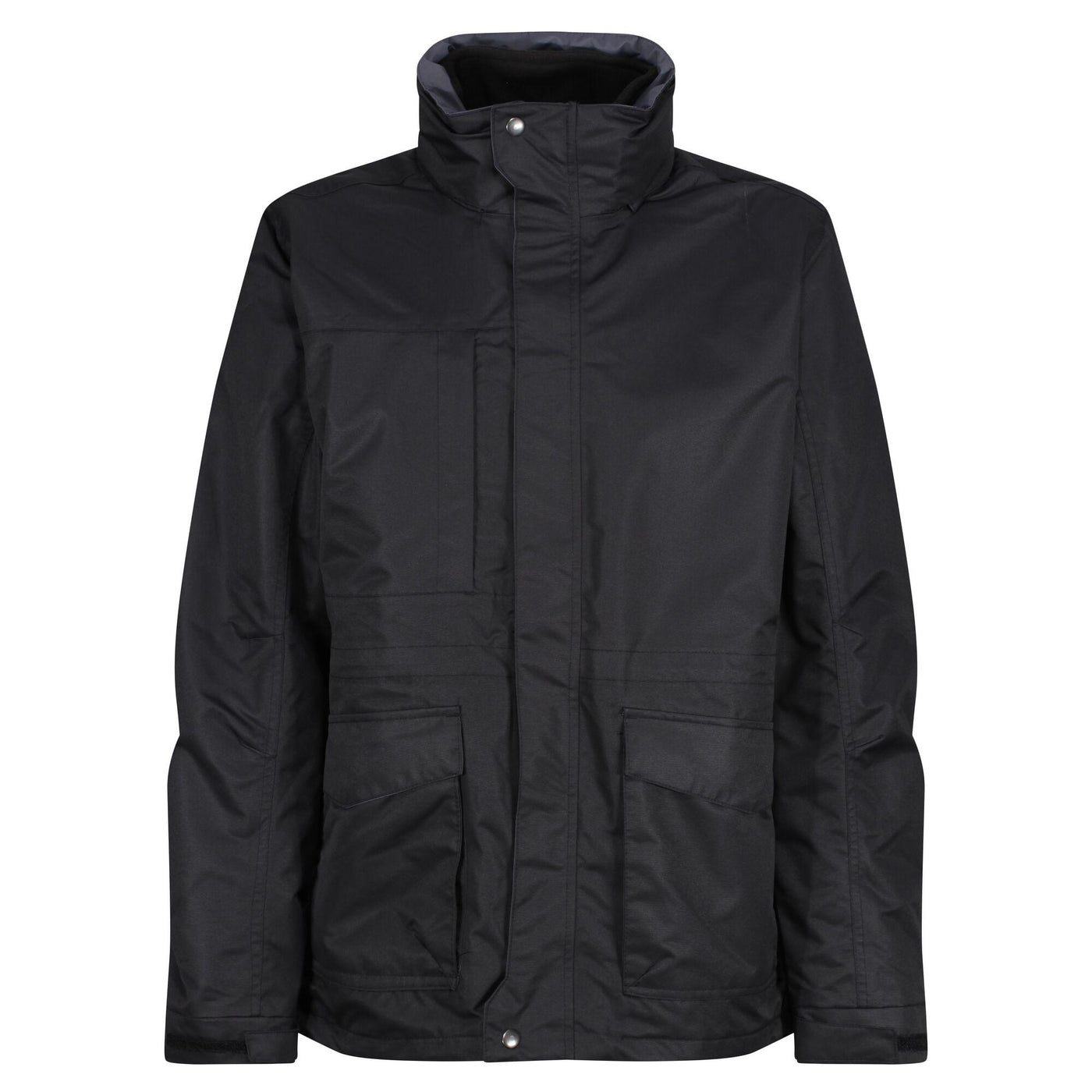 Regatta Professional Mens Benson III Breathable 3-In-1 Jacket Black 1#colour_black