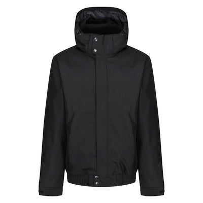 Regatta Professional Mens Blockade Waterproof Workwear Jacket Black 1#colour_black