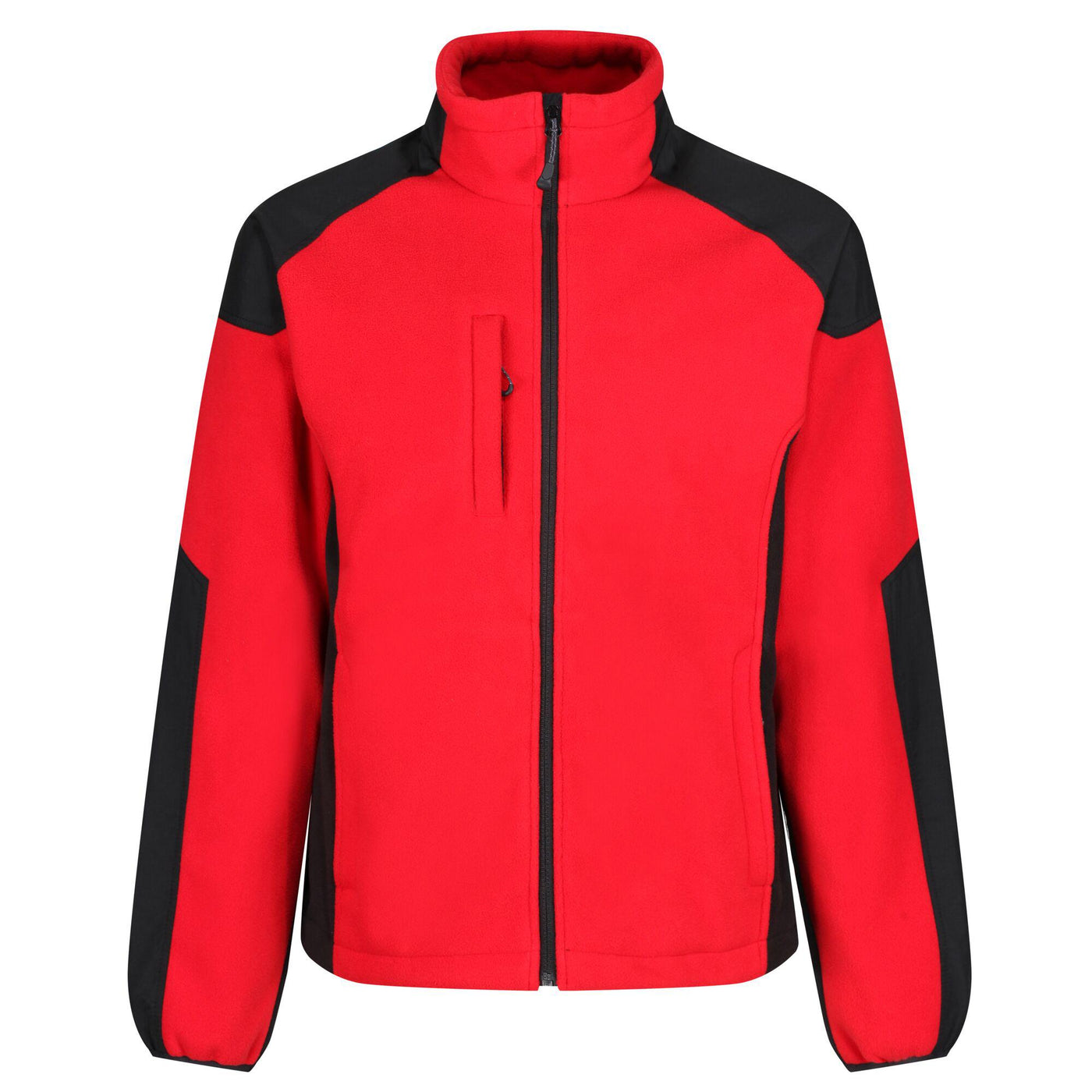 Regatta Professional Mens Broadstone Wind Resistant Full Zip Fleece Classic Red 1#colour_classic-red
