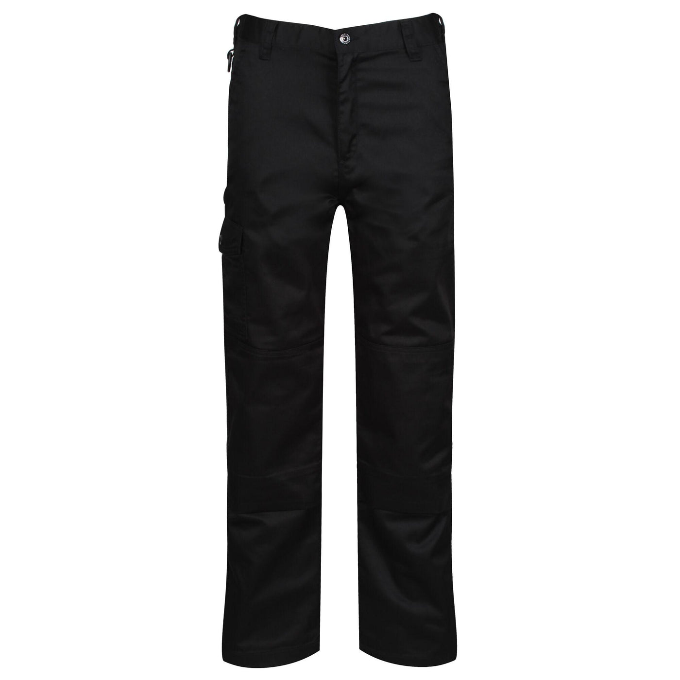 Regatta Professional Mens Cargo Work Trousers Black 1#colour_black
