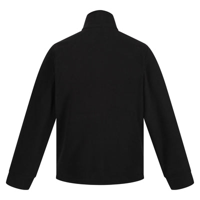 Regatta Professional Mens Classic Full Zip Fleece Black 2#colour_black