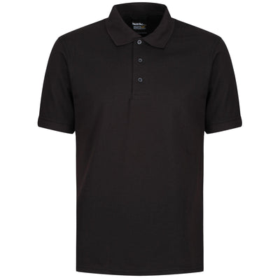 Regatta Professional Mens Classic Polo Shirt Black 1#colour_black