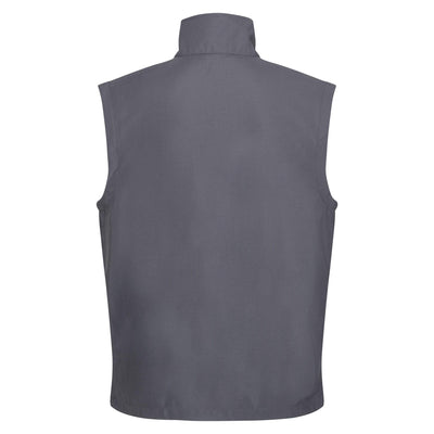 Regatta Professional Mens Classic Printable Softshell Body Warmer Seal Grey 2#colour_seal-grey