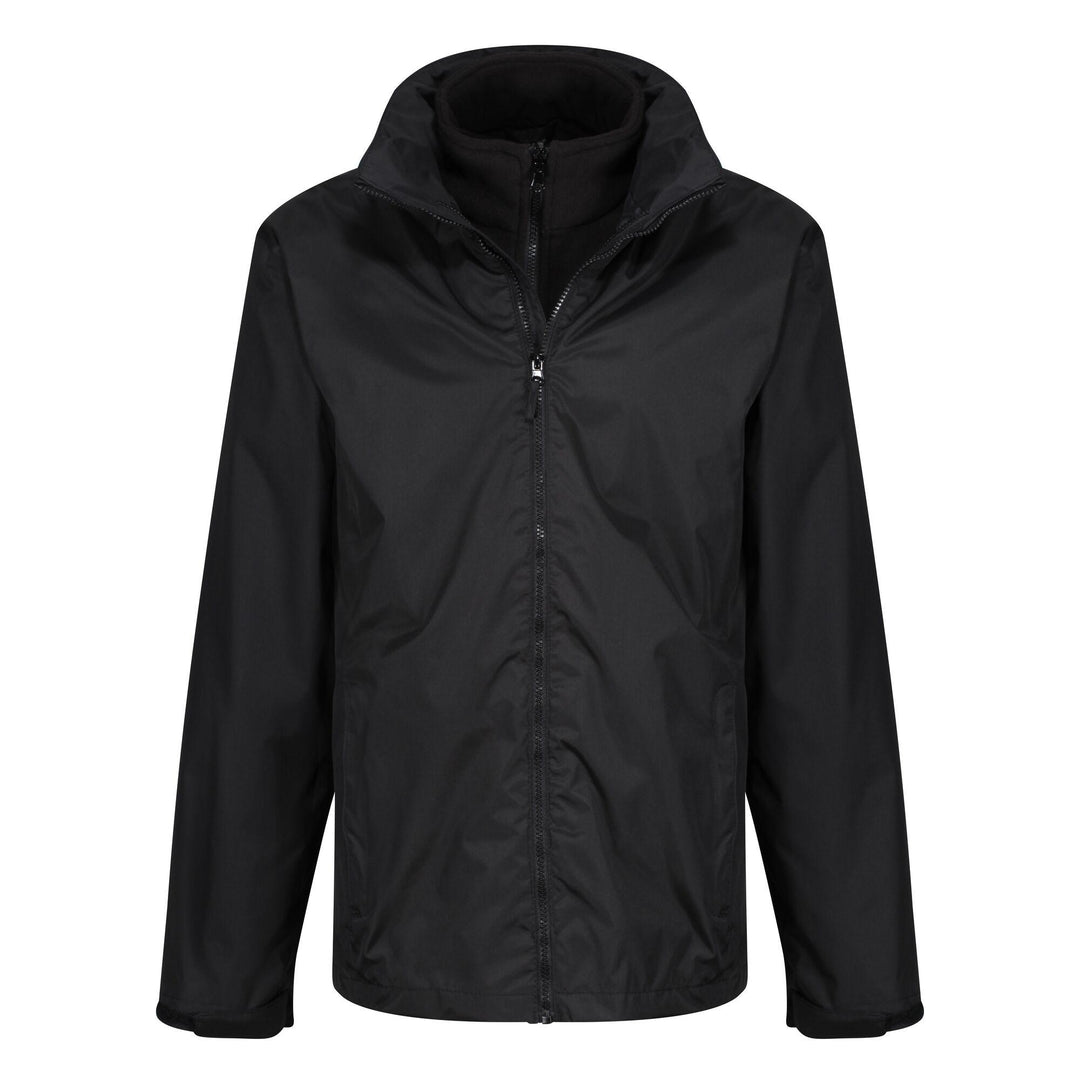 Regatta Professional Mens Classic Waterproof 3-in-1 Jacket Black 3#colour_black