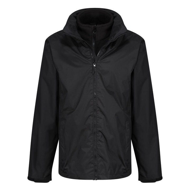 Regatta Professional Mens Classic Waterproof 3-in-1 Jacket Black 3#colour_black