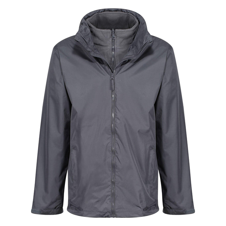 Regatta Professional Mens Classic Waterproof 3-in-1 Jacket Seal Grey 4#colour_seal-grey