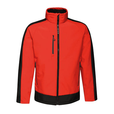 Regatta Professional Mens Contrast 3-Layer Printable Softshell Jacket Classic Red Black 1#colour_classic-red-black