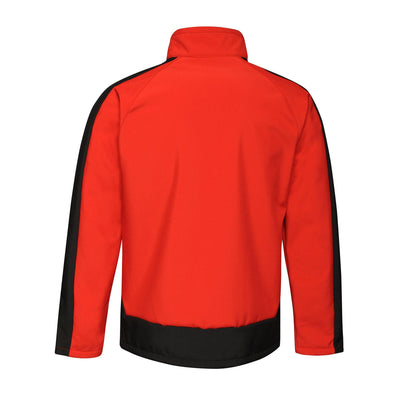 Regatta Professional Mens Contrast 3-Layer Printable Softshell Jacket Classic Red Black 2#colour_classic-red-black