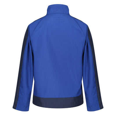 Regatta Professional Mens Contrast 3-Layer Printable Softshell Jacket New Royal Blue Navy 2#colour_new-royal-blue-navy