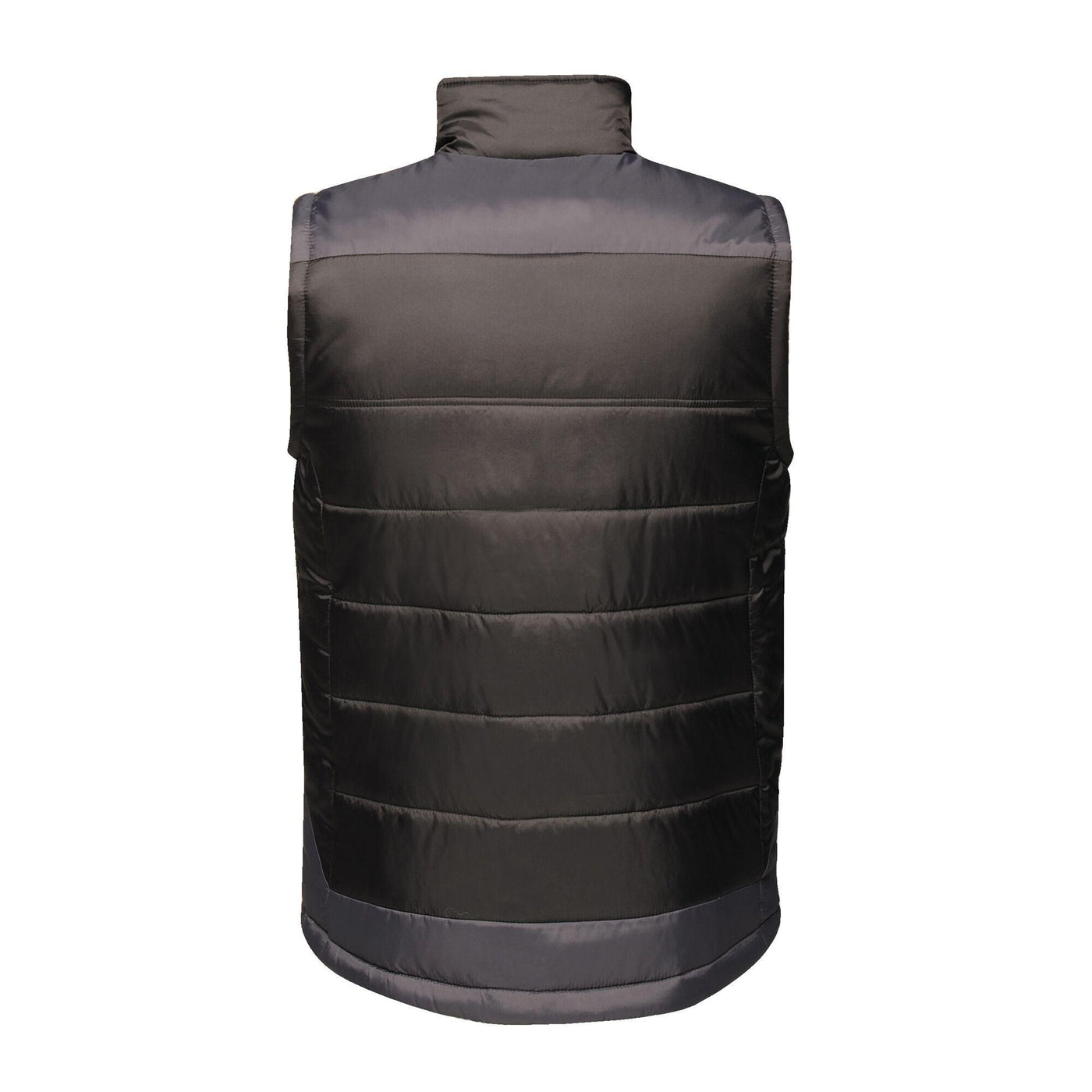 Regatta Professional Mens Contrast Insulated Body Warmer Black Seal Grey 2#colour_black-seal-grey