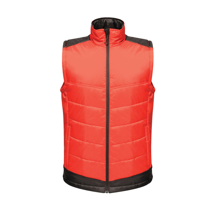 Regatta Professional Mens Contrast Insulated Body Warmer Classic Red Black 1#colour_classic-red-black