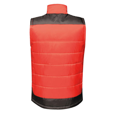 Regatta Professional Mens Contrast Insulated Body Warmer Classic Red Black 2#colour_classic-red-black