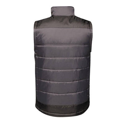 Regatta Professional Mens Contrast Insulated Body Warmer Seal Grey Black 2#colour_seal-grey-black