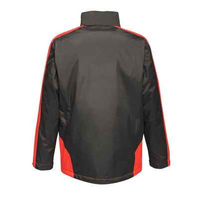 Regatta Professional Mens Contrast Waterproof Insulated Breathable Jacket Black Classic Red 2#colour_black-classic-red