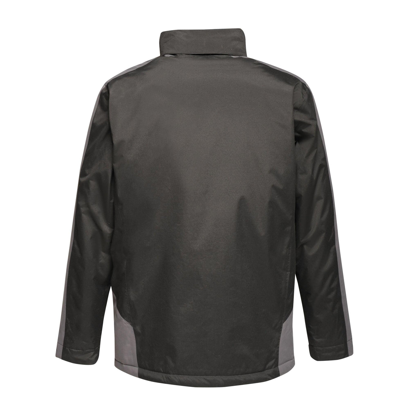 Regatta Professional Mens Contrast Waterproof Insulated Breathable Jacket Black Seal Grey 2#colour_black-seal-grey