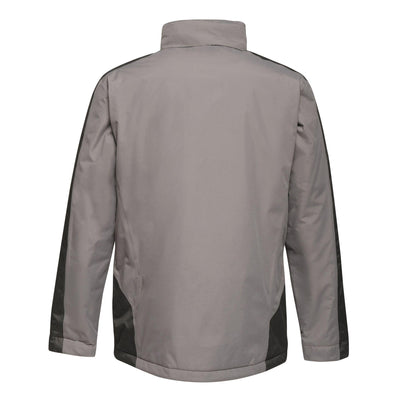 Regatta Professional Mens Contrast Waterproof Insulated Breathable Jacket Seal Grey Black 2#colour_seal-grey-black