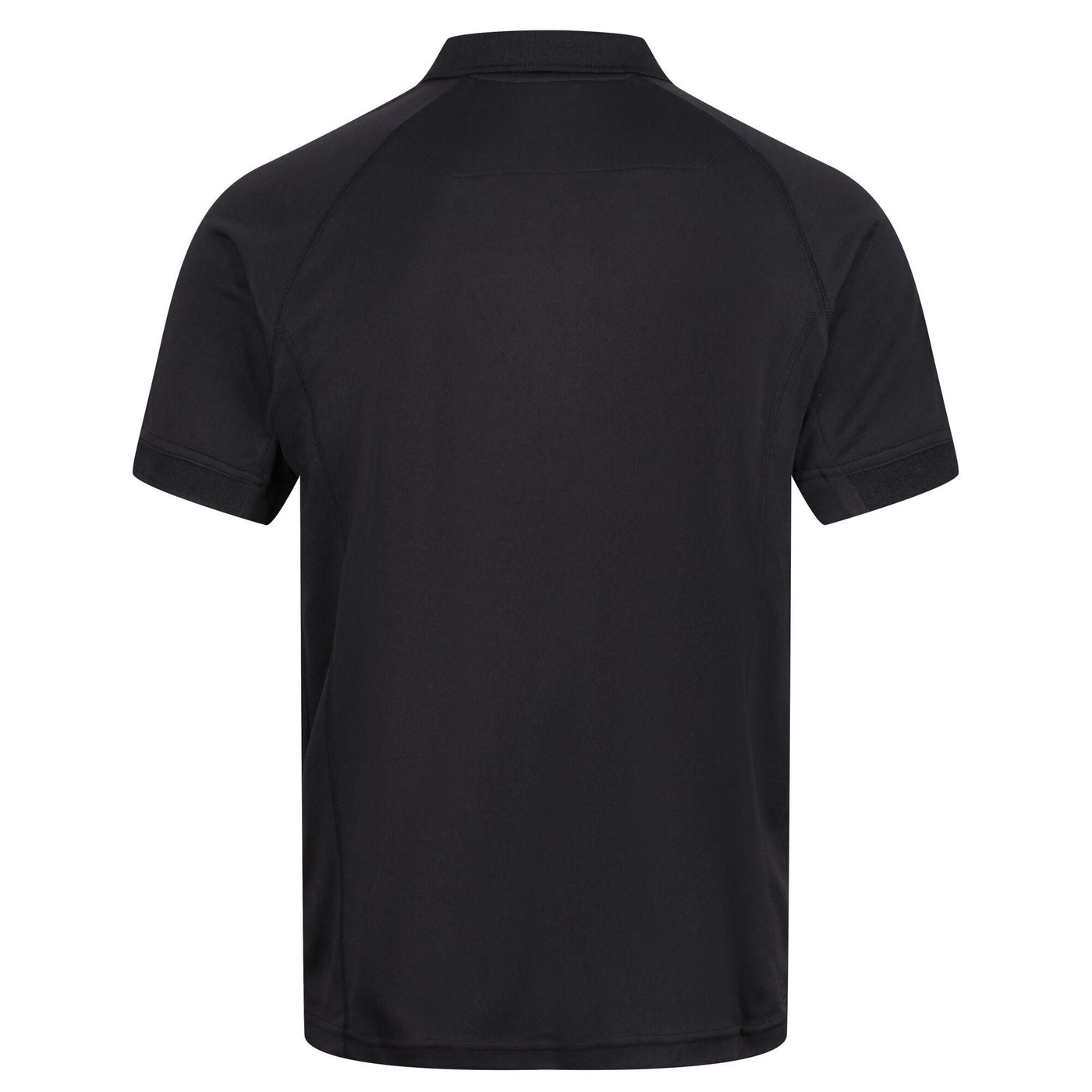 Regatta Professional Mens Coolweave Wicking Polo Shirt Black 2#colour_black