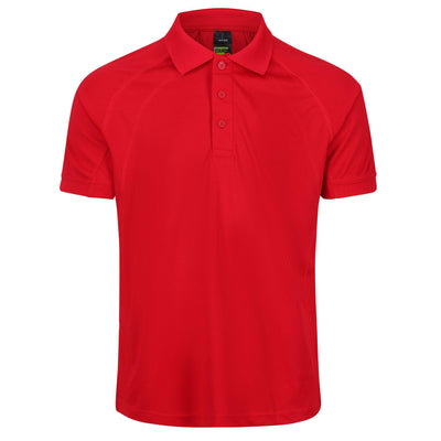Regatta Professional Mens Coolweave Wicking Polo Shirt Classic Red 1#colour_classic-red