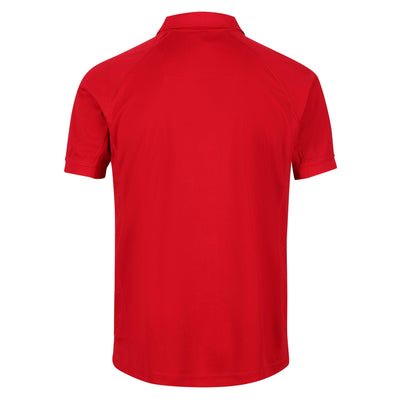 Regatta Professional Mens Coolweave Wicking Polo Shirt Classic Red 2#colour_classic-red