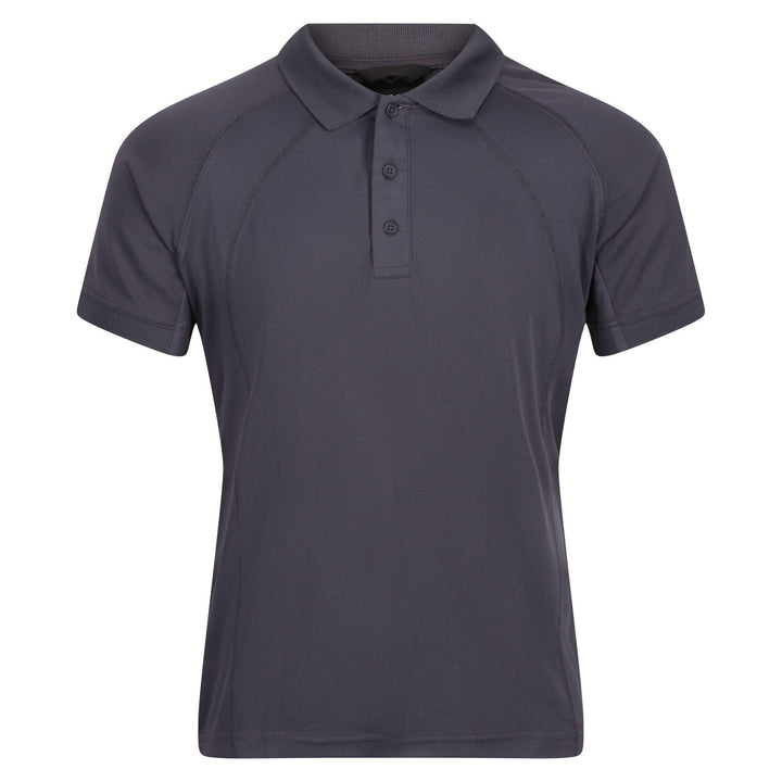 Regatta Professional Mens Coolweave Wicking Polo Shirt Iron 1#colour_iron