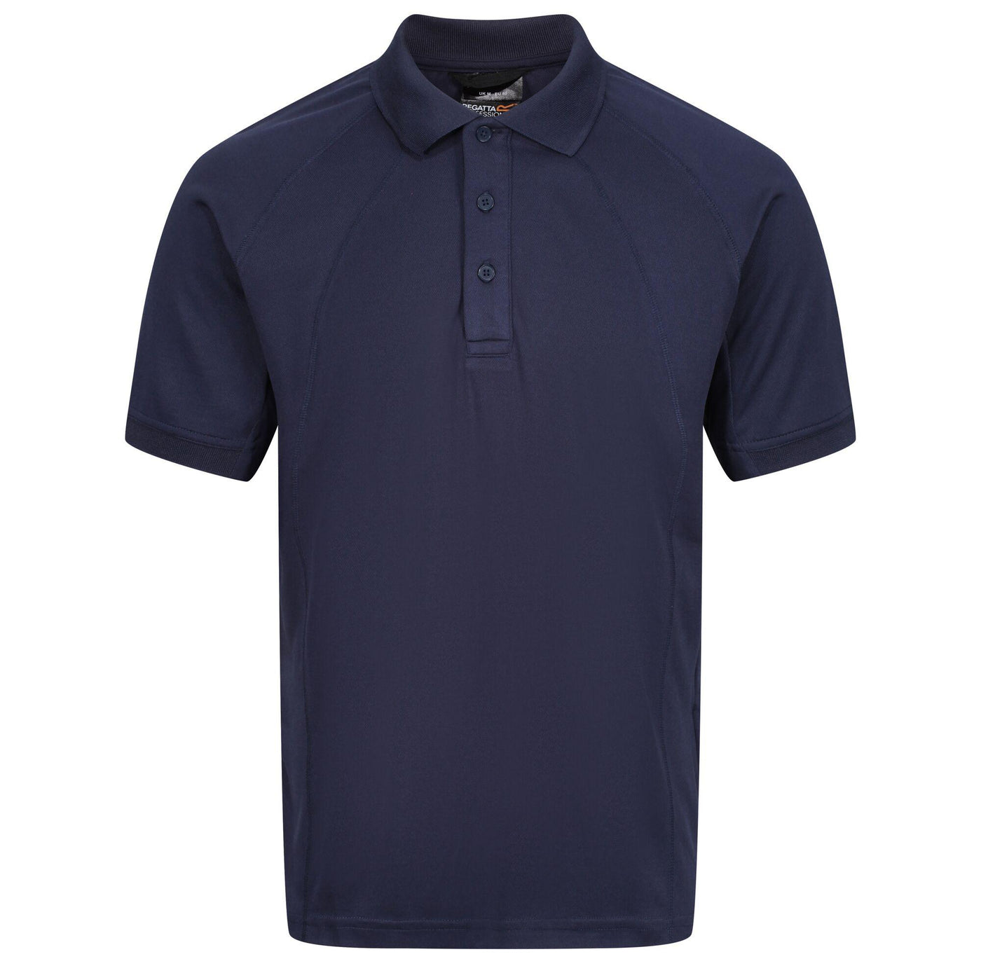 Regatta Professional Mens Coolweave Wicking Polo Shirt Navy 1#colour_navy