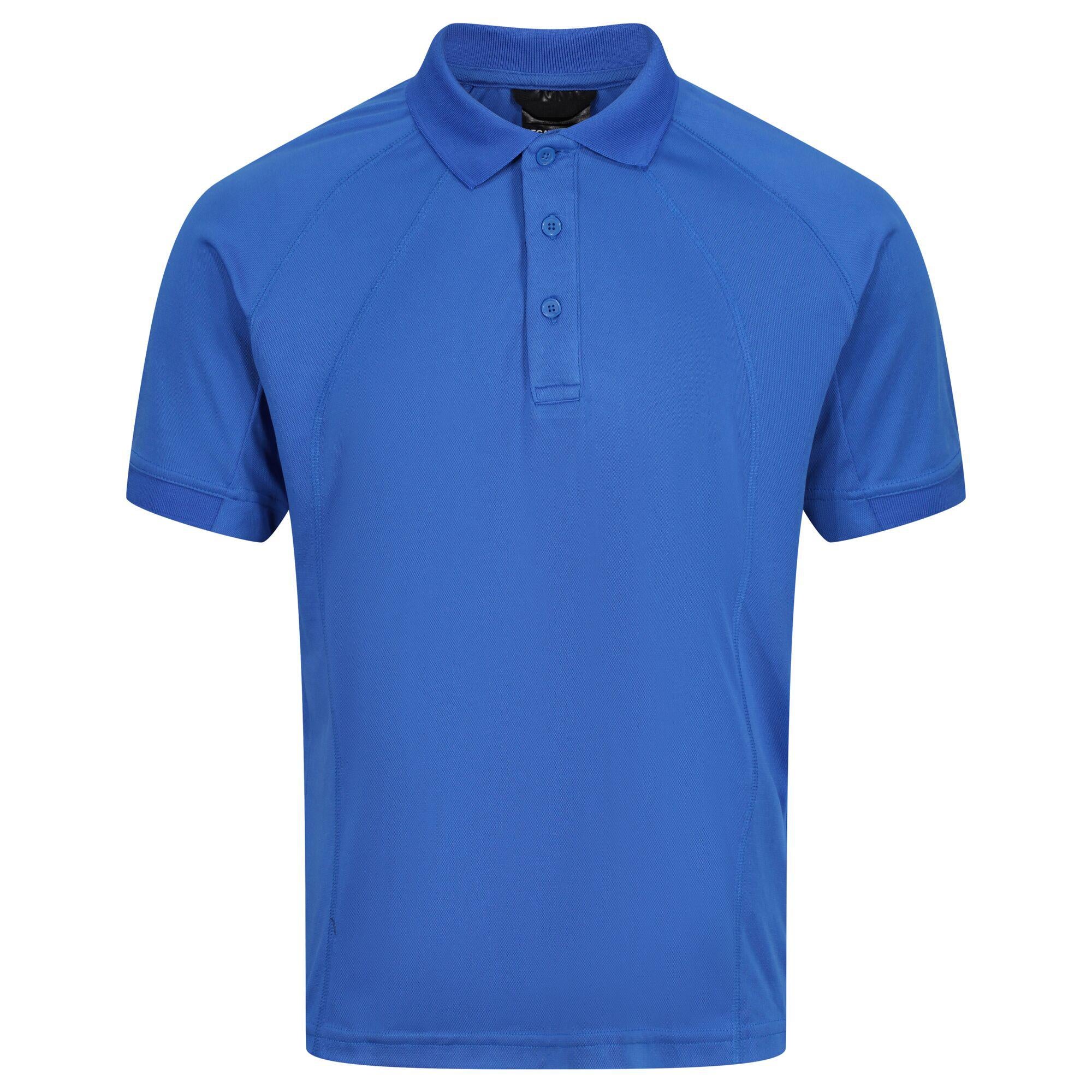 Regatta Professional Mens Coolweave Wicking Polo Shirt Oxford Blue 1#colour_oxford-blue