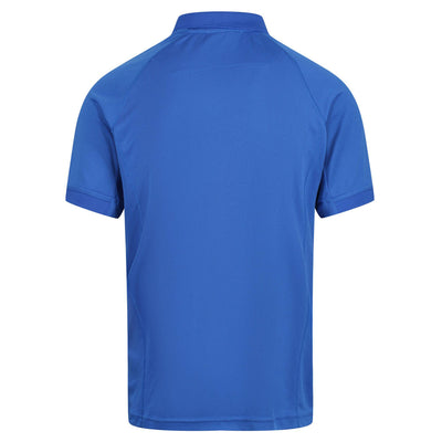 Regatta Professional Mens Coolweave Wicking Polo Shirt Oxford Blue 2#colour_oxford-blue