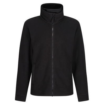 Regatta Professional Mens Coverup Full Zip Fleece Black 1#colour_black