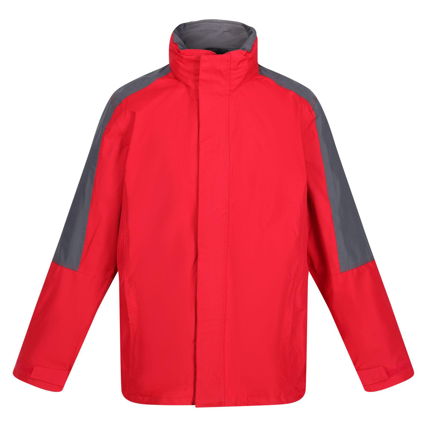 Regatta Professional Mens Defender III Waterproof 3-in-1 Jacket Classic Red Seal Grey 1#colour_classic-red-seal-grey