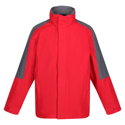 Regatta Professional Mens Defender III Waterproof 3-in-1 Jacket Classic Red Seal Grey 1#colour_classic-red-seal-grey