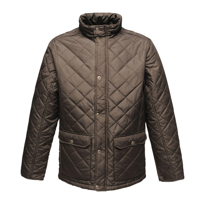 Regatta Professional Mens Diamond Insulated Quilted Jacket Black 1#colour_black