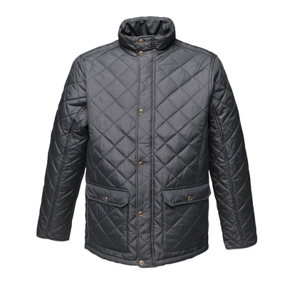 Regatta Professional Mens Diamond Insulated Quilted Jacket Navy 1#colour_navy