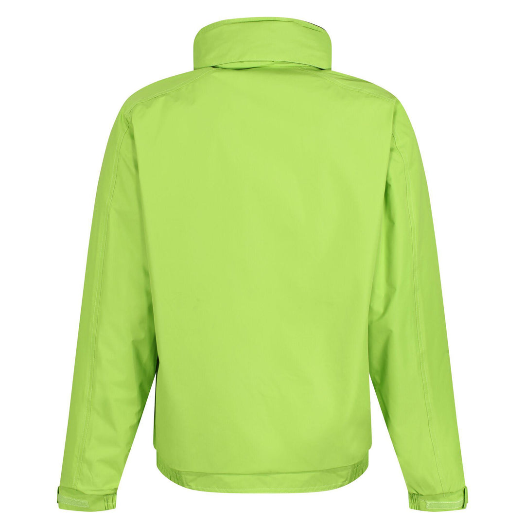 Regatta Professional Mens Dover Fleece Lined Waterproof Insulated Bomber Jacket Key Lime Seal Grey 2#colour_key-lime-seal-grey