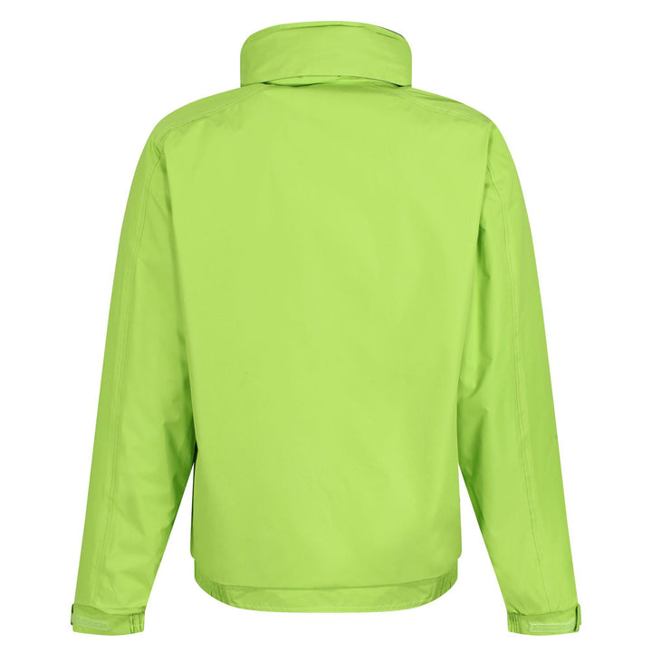 Regatta Professional Mens Dover Fleece Lined Waterproof Insulated Bomber Jacket Key Lime Seal Grey 2#colour_key-lime-seal-grey