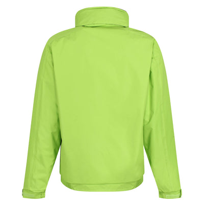 Regatta Professional Mens Dover Fleece Lined Waterproof Insulated Bomber Jacket Key Lime Seal Grey 2#colour_key-lime-seal-grey