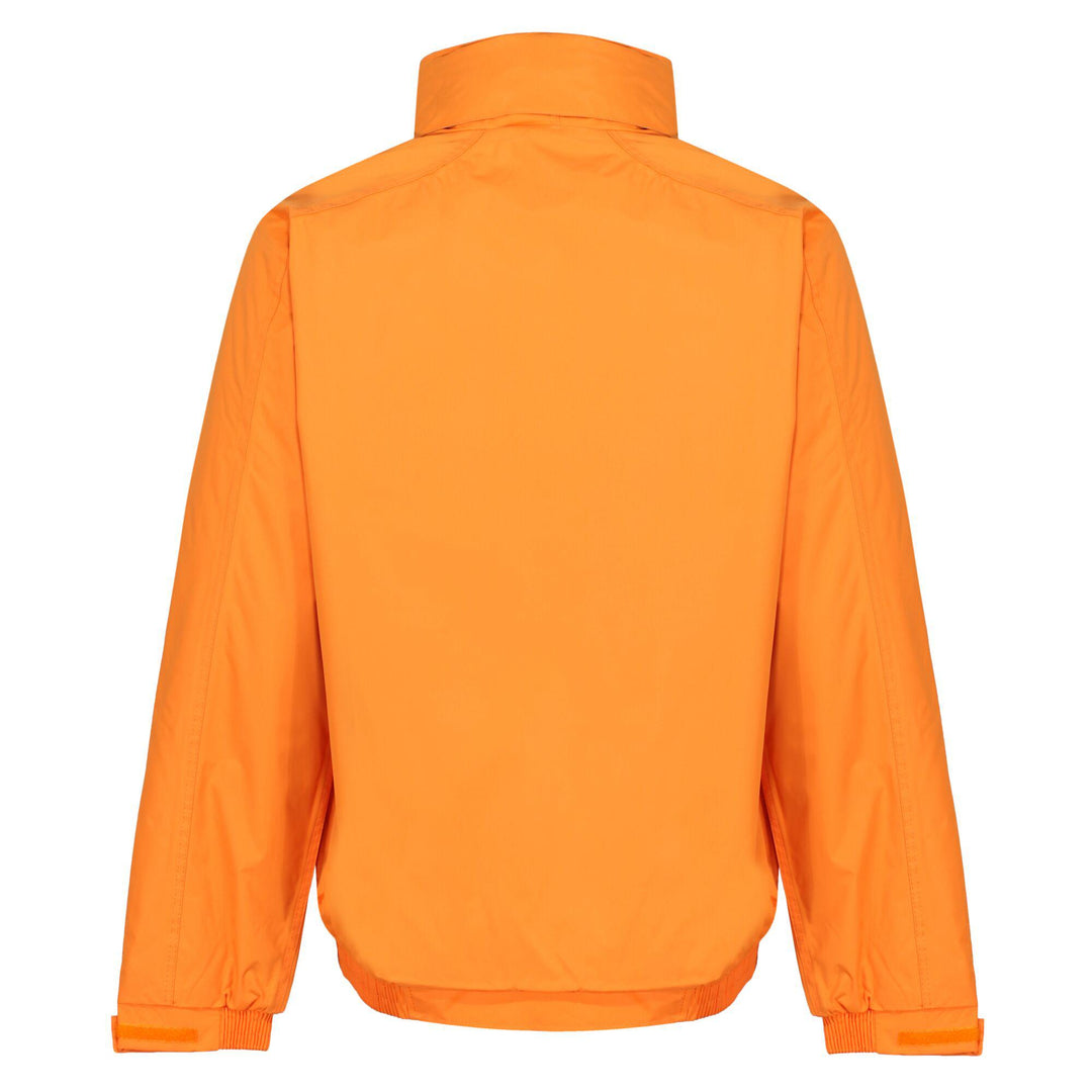 Regatta Professional Mens Dover Fleece Lined Waterproof Insulated Bomber Jacket Sun Orange Seal Grey 2#colour_sun-orange-seal-grey