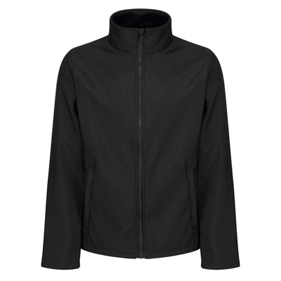 Regatta Professional Mens Eco Ablaze Softshell Jacket Black 1#colour_black