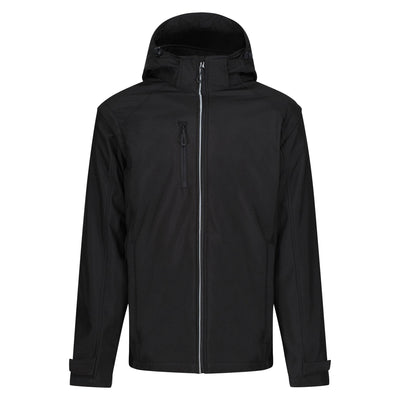 Regatta Professional Mens Erasmus 4 In 1 Softshell Jacket Black 1#colour_black