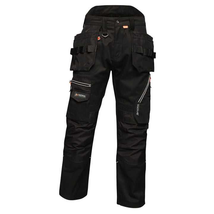 Regatta Professional Mens Execute Holster Premium Work Trousers Black 1#colour_black