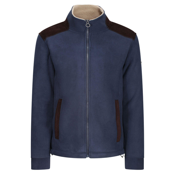 Regatta Professional Mens Faversham Full Zip Fleece Navy 1#colour_navy