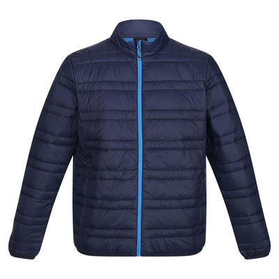 Regatta Professional Mens Firedown Down Touch Insulated Jacket Navy French Blue 1#colour_navy-french-blue