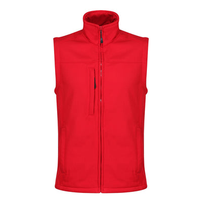 Regatta Professional Mens Flux Softshell Body Warmer Classic Red 1#colour_classic-red