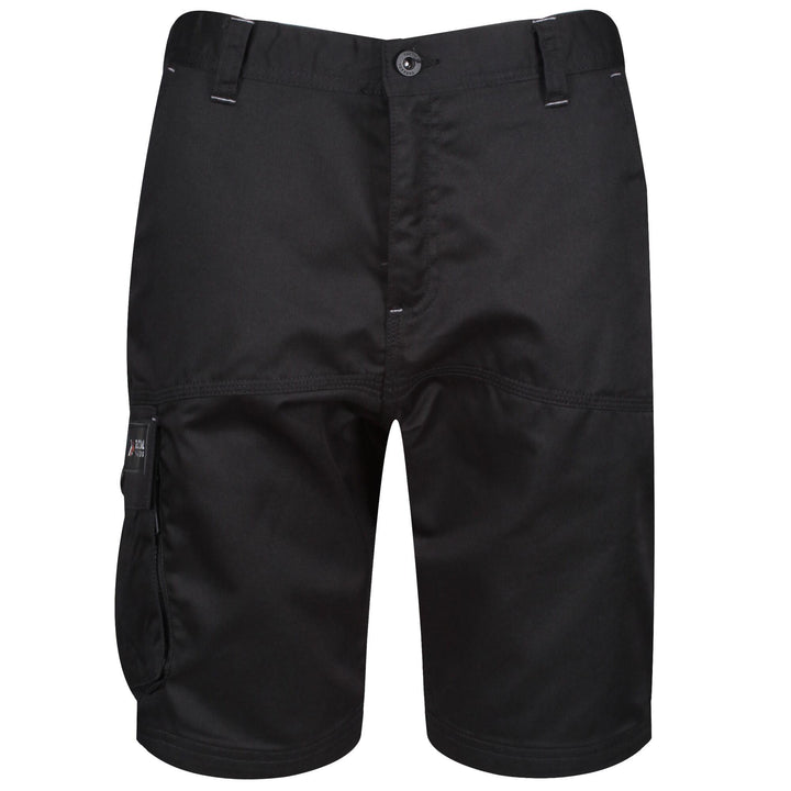 Regatta Professional Mens Heroic Cargo Shorts Black 1#colour_black