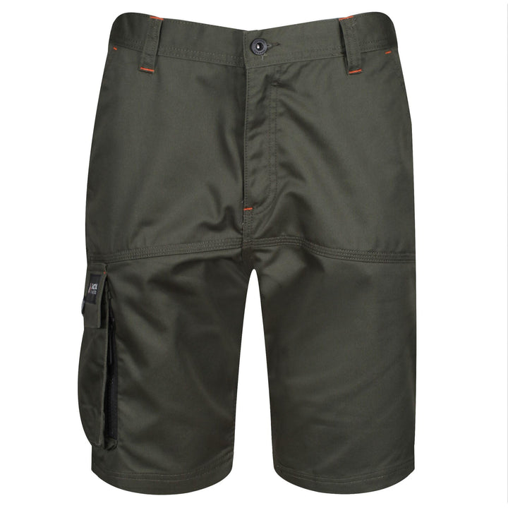 Regatta Professional Mens Heroic Cargo Shorts Dark Khaki 1#colour_dark-khaki