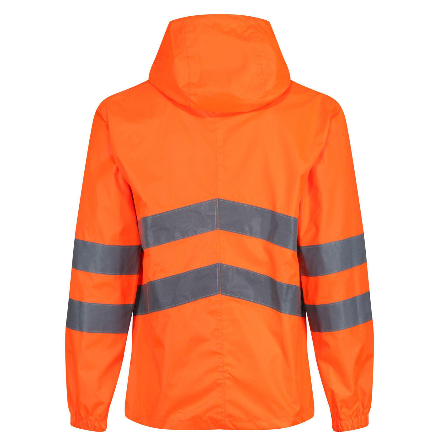 Regatta Professional Mens Hi Vis Pro Waterproof Reflective Packaway Work Jacket Orange 2#colour_orange