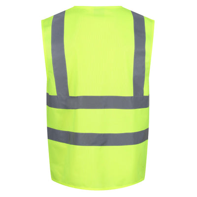 Regatta Professional Mens Hi Vis Vest Orange 2#colour_yellow
