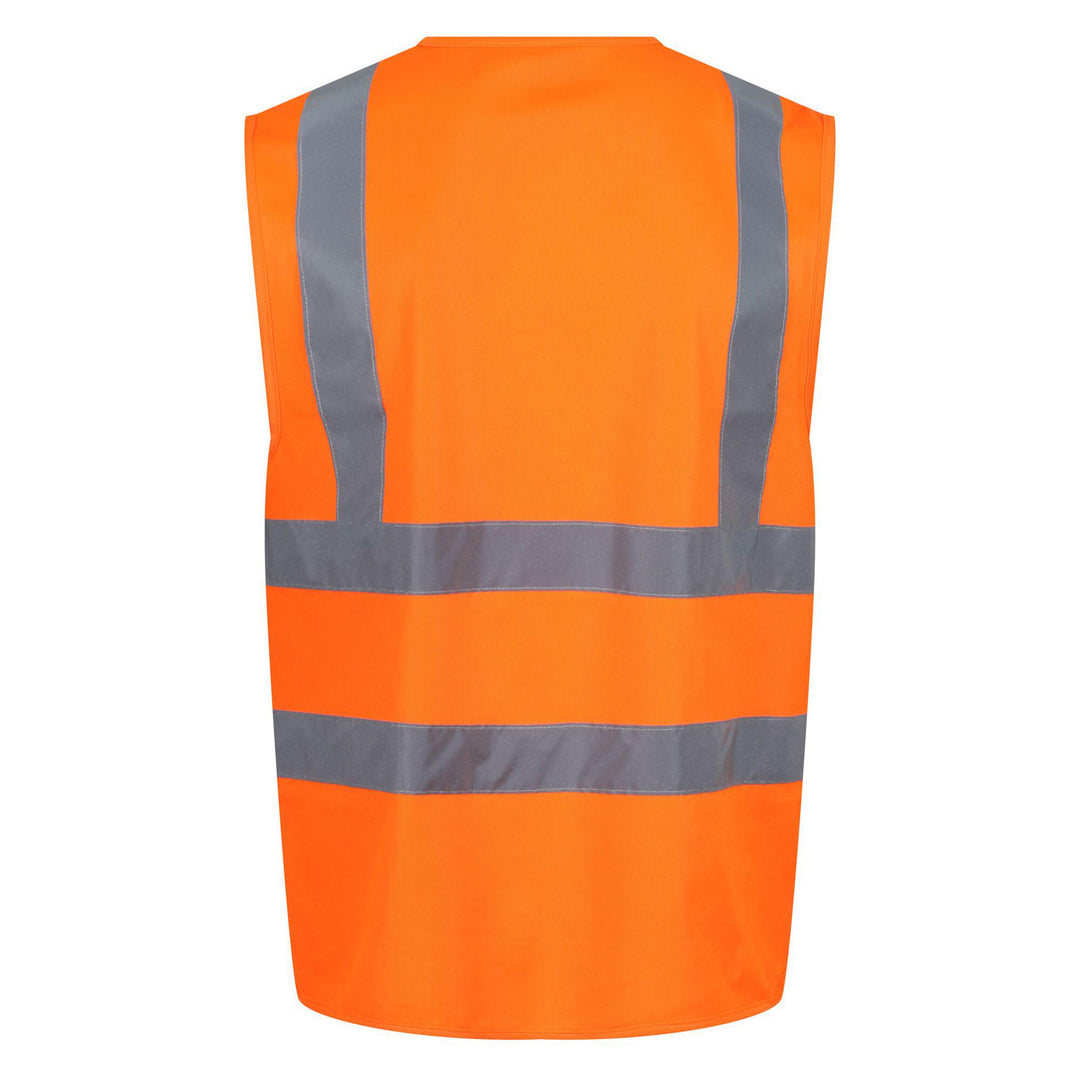 Regatta Professional Mens Hi Vis Vest Yellow 2#colour_orange