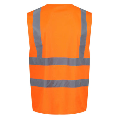 Regatta Professional Mens Hi Vis Vest Yellow 2#colour_orange