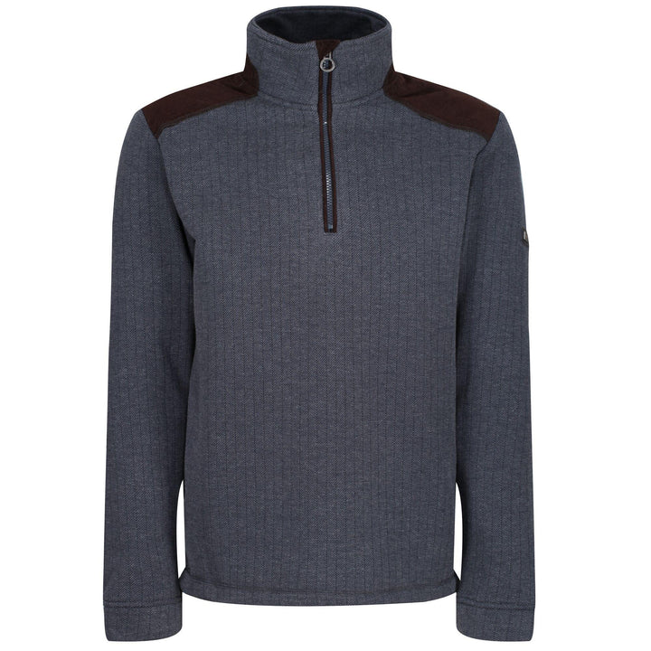 Regatta Professional Mens Holbeck Half Zip Fleece Navy 1#colour_navy